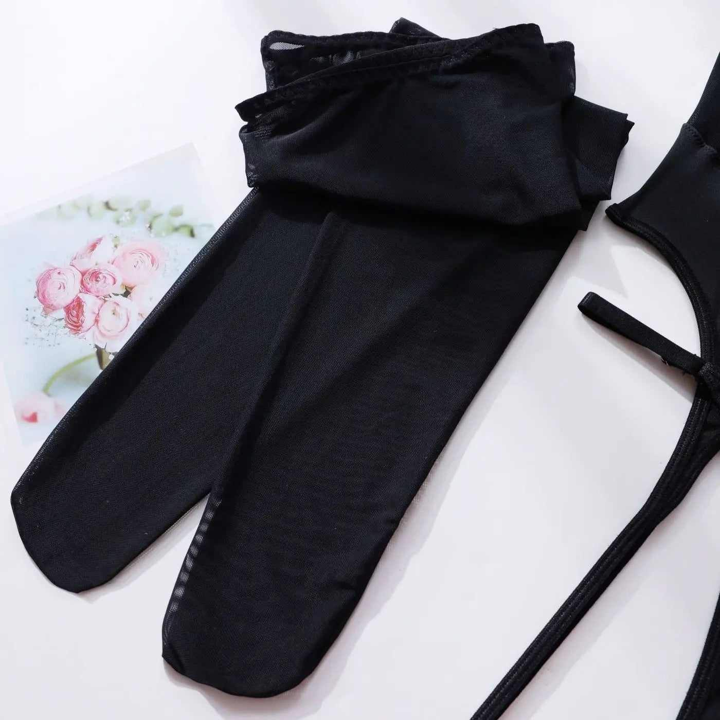 Erotic bodysuit set with stockings Lilianna