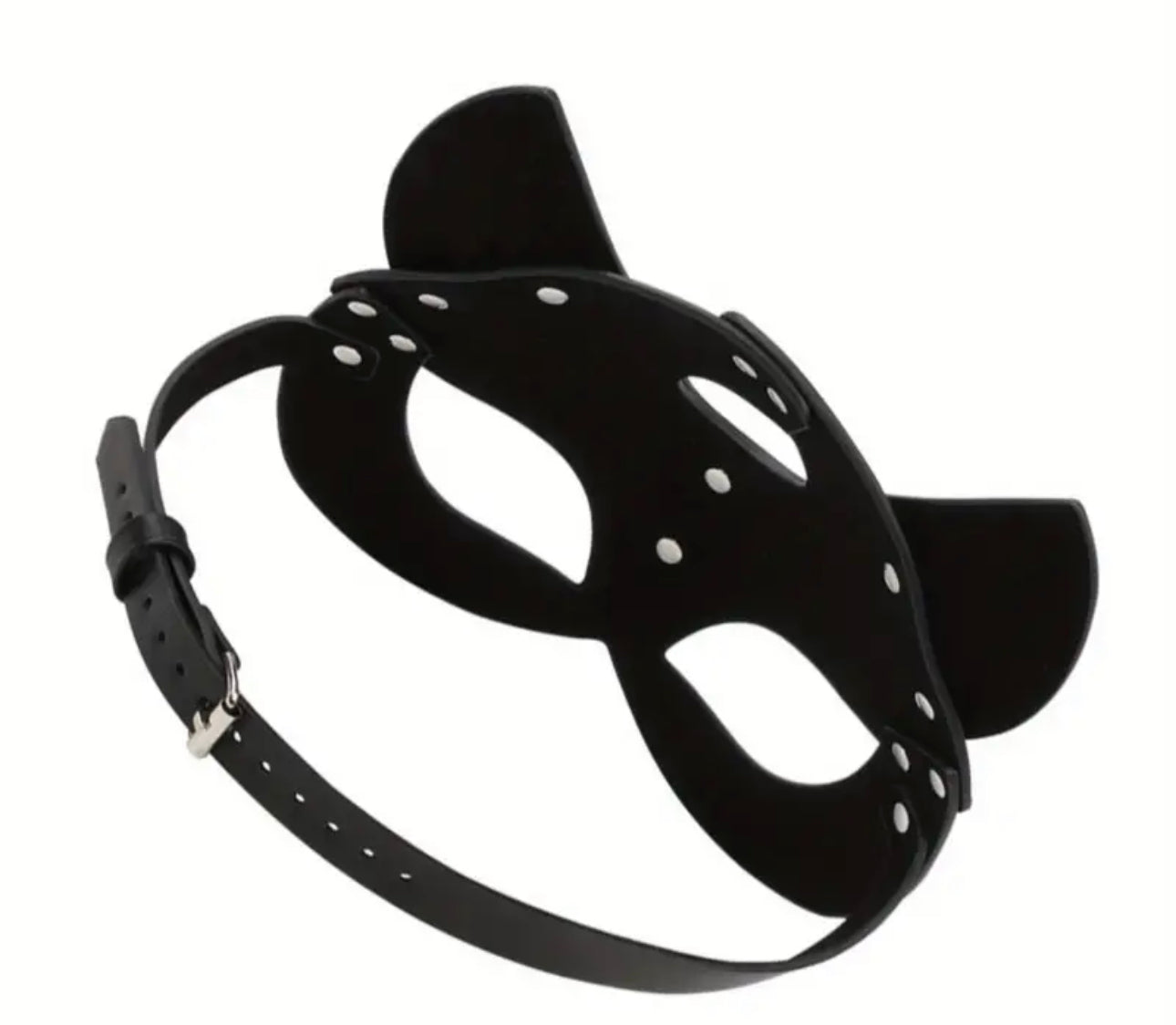 Leather Fox Face Mask