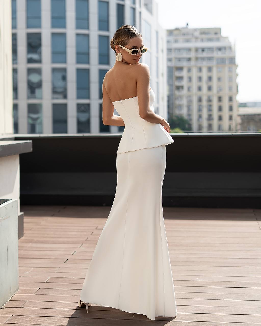 Bandeau Top & Skirt Set