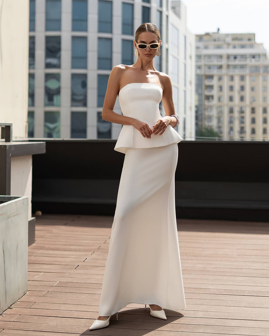 Bandeau Top & Skirt Set