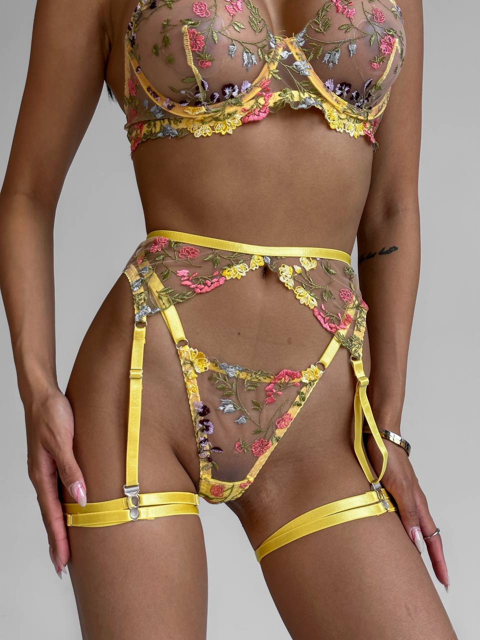 Floral lingerie set