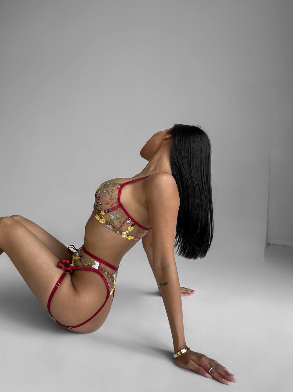 Floral lingerie set