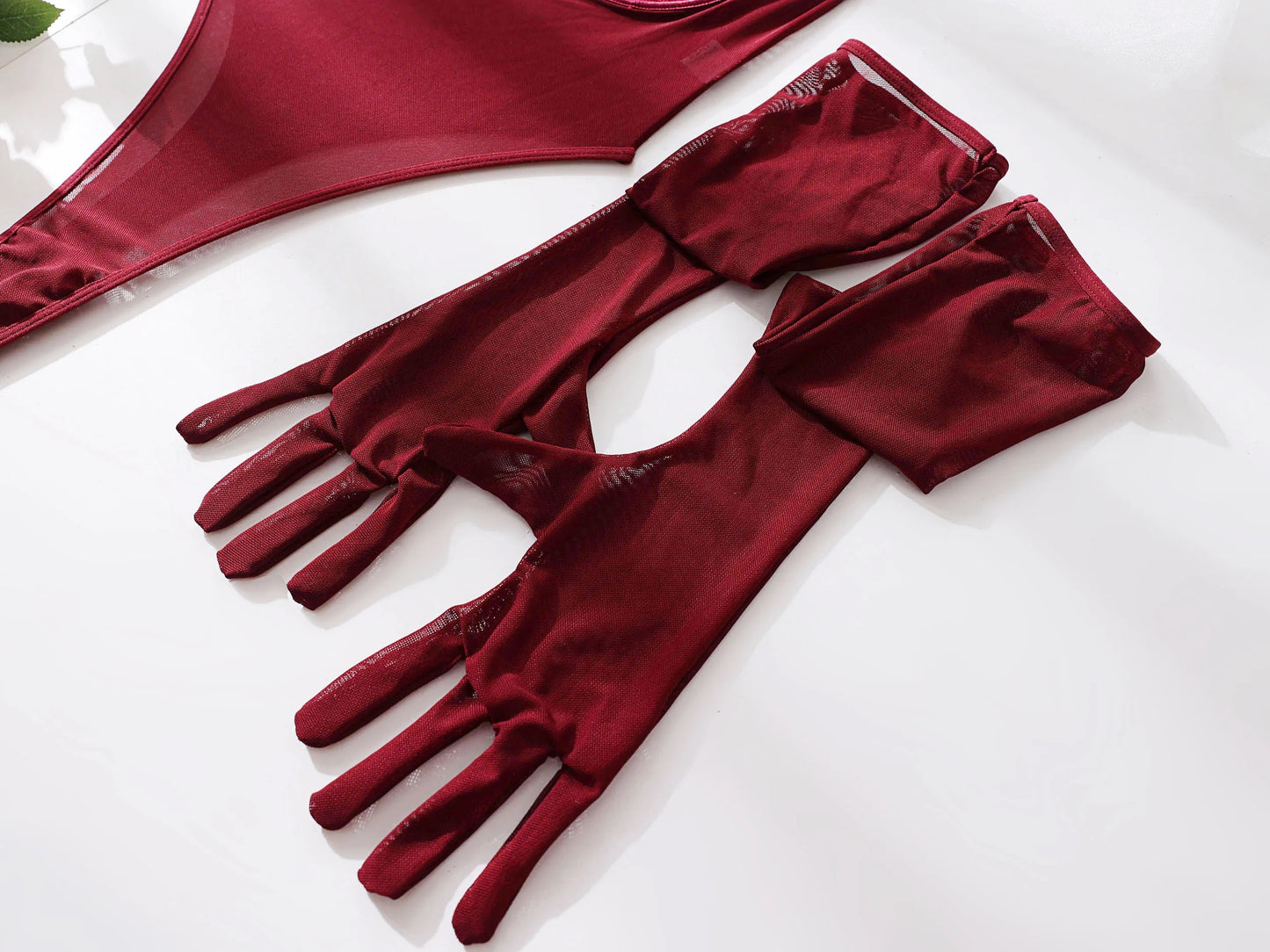 Sexy bodysuit and gloves Veronika