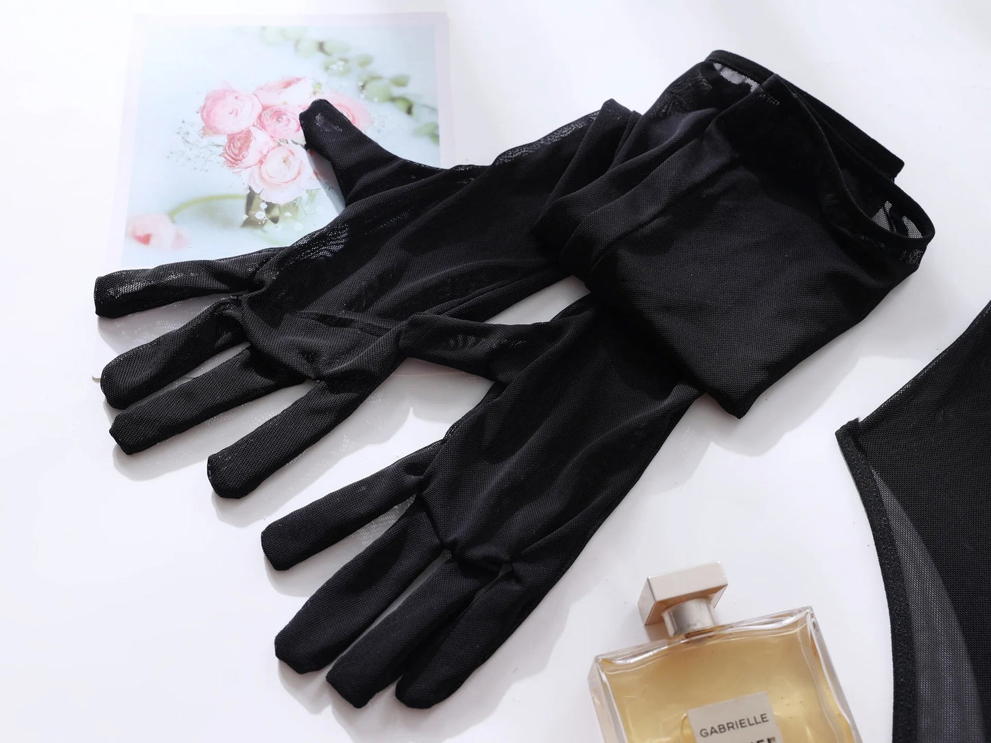 Sexy bodysuit and gloves Veronika