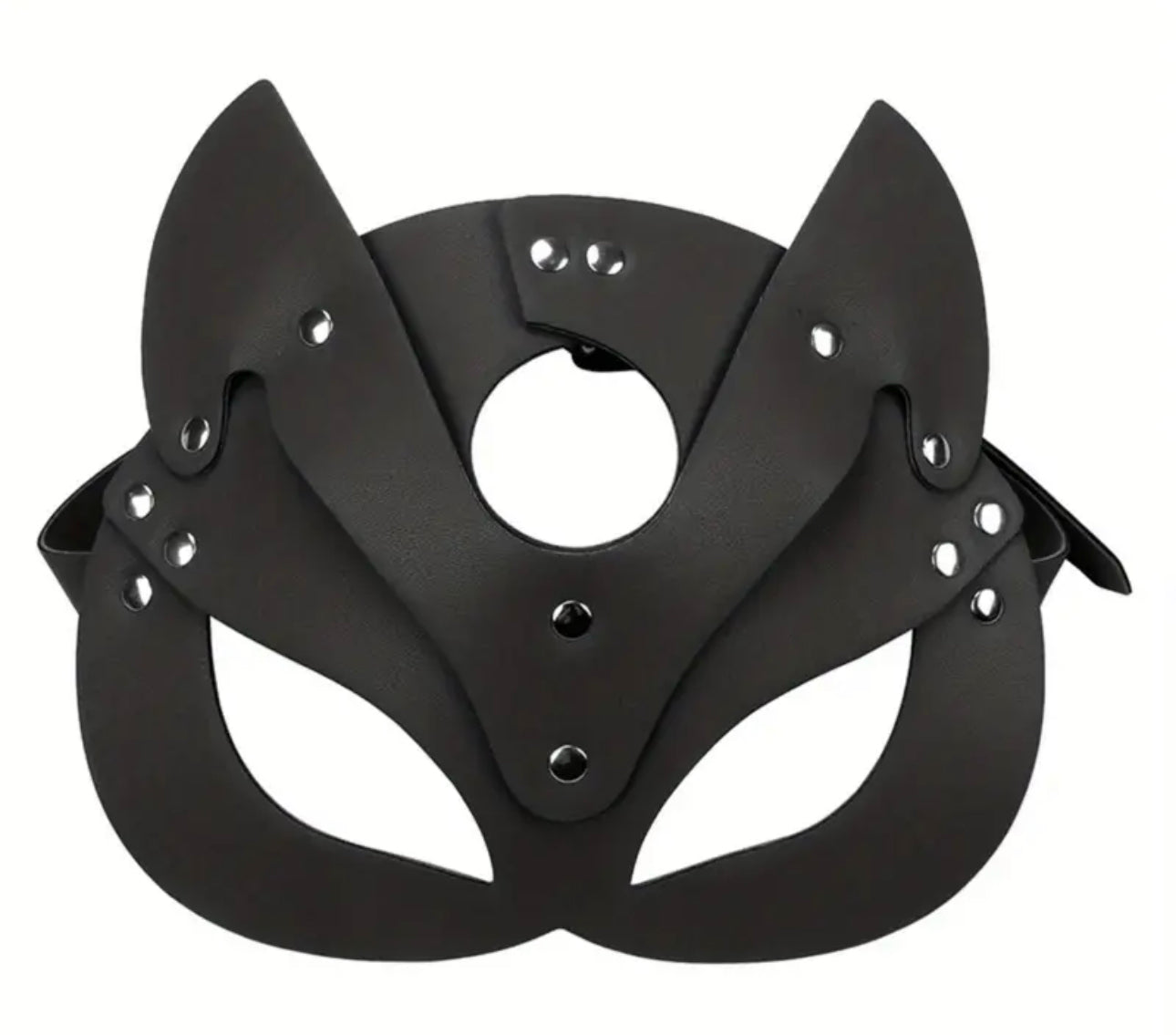 Leather Fox Face Mask