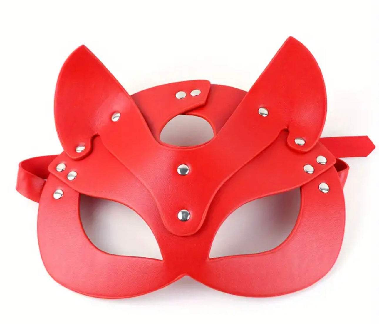 Leather Fox Face Mask