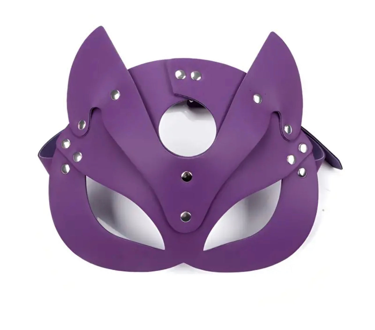 Leather Fox Face Mask