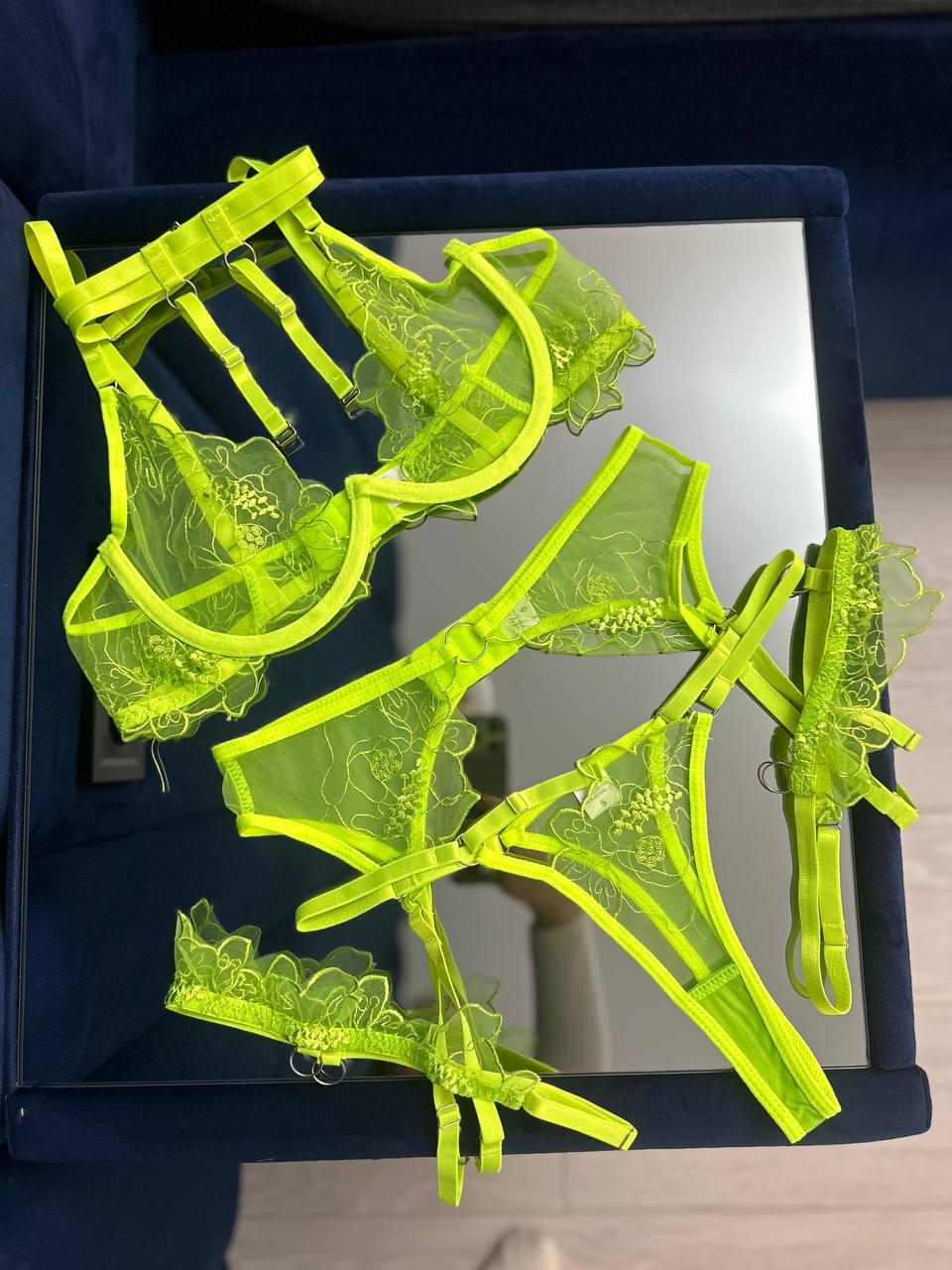 Embroidery lingerie set Angelica