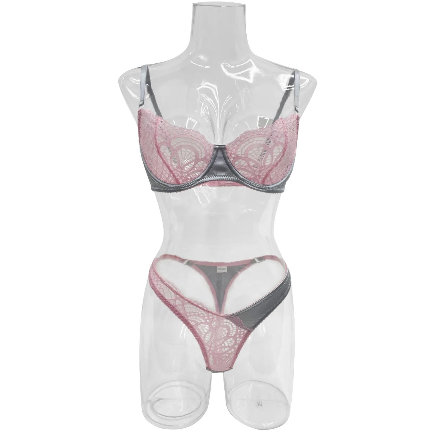 Embroidery lingerie set