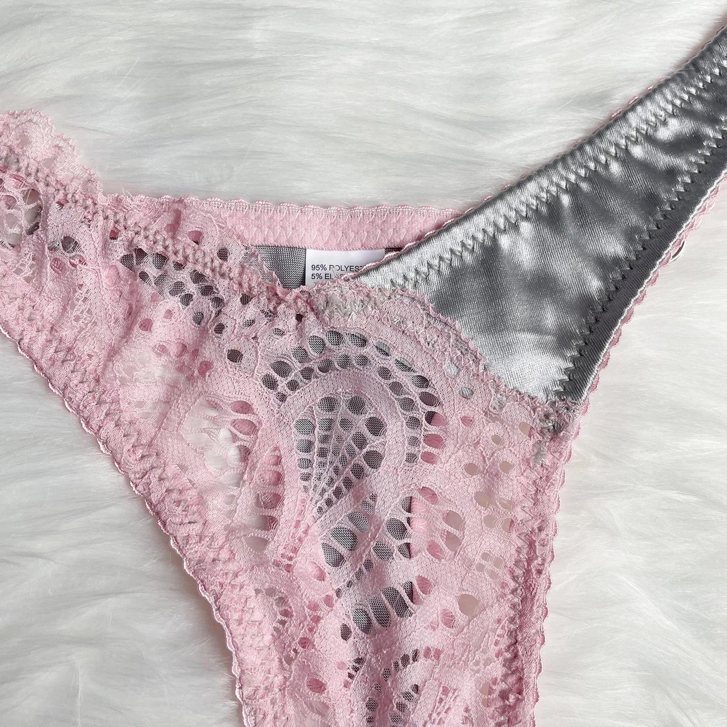 Embroidery lingerie set