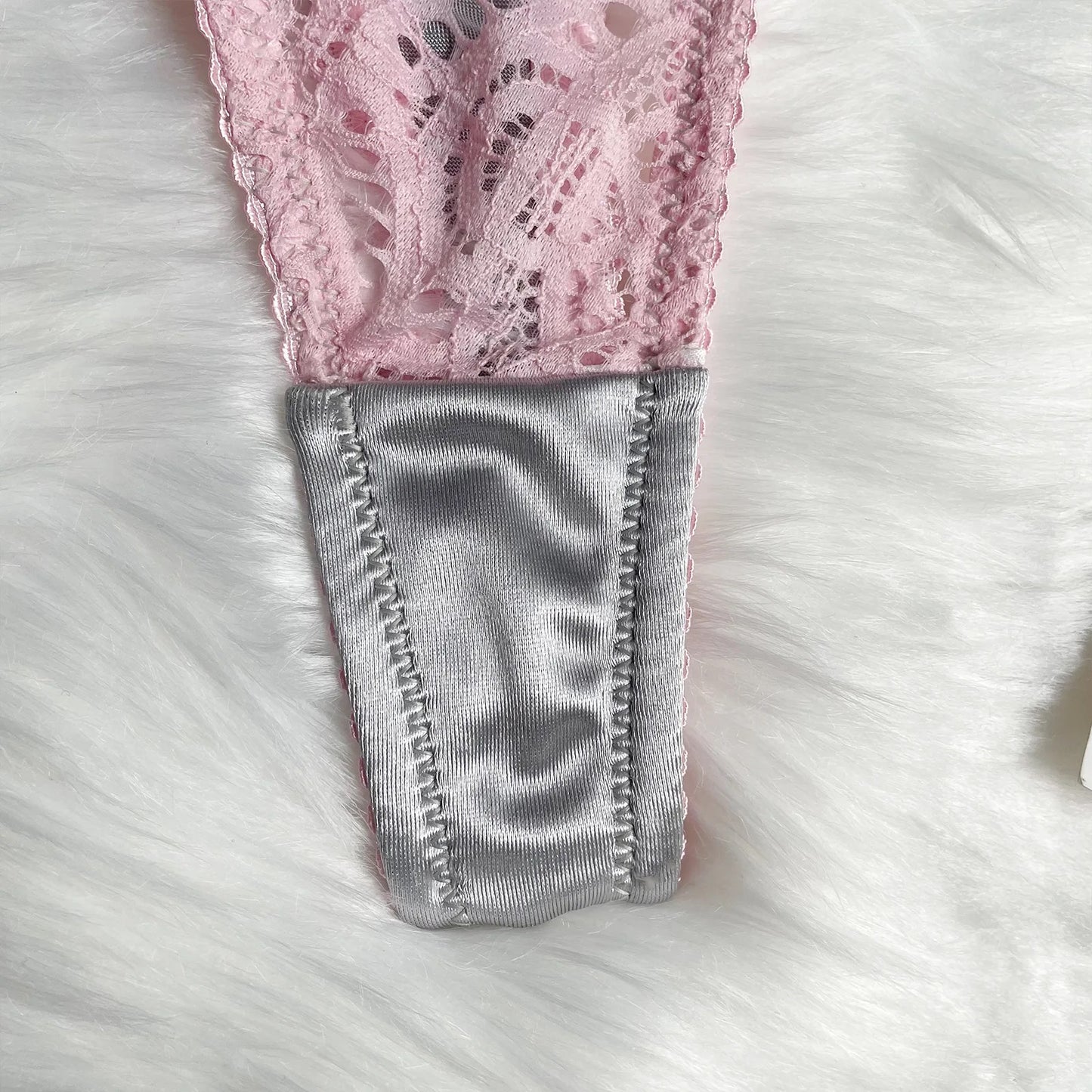 Embroidery lingerie set