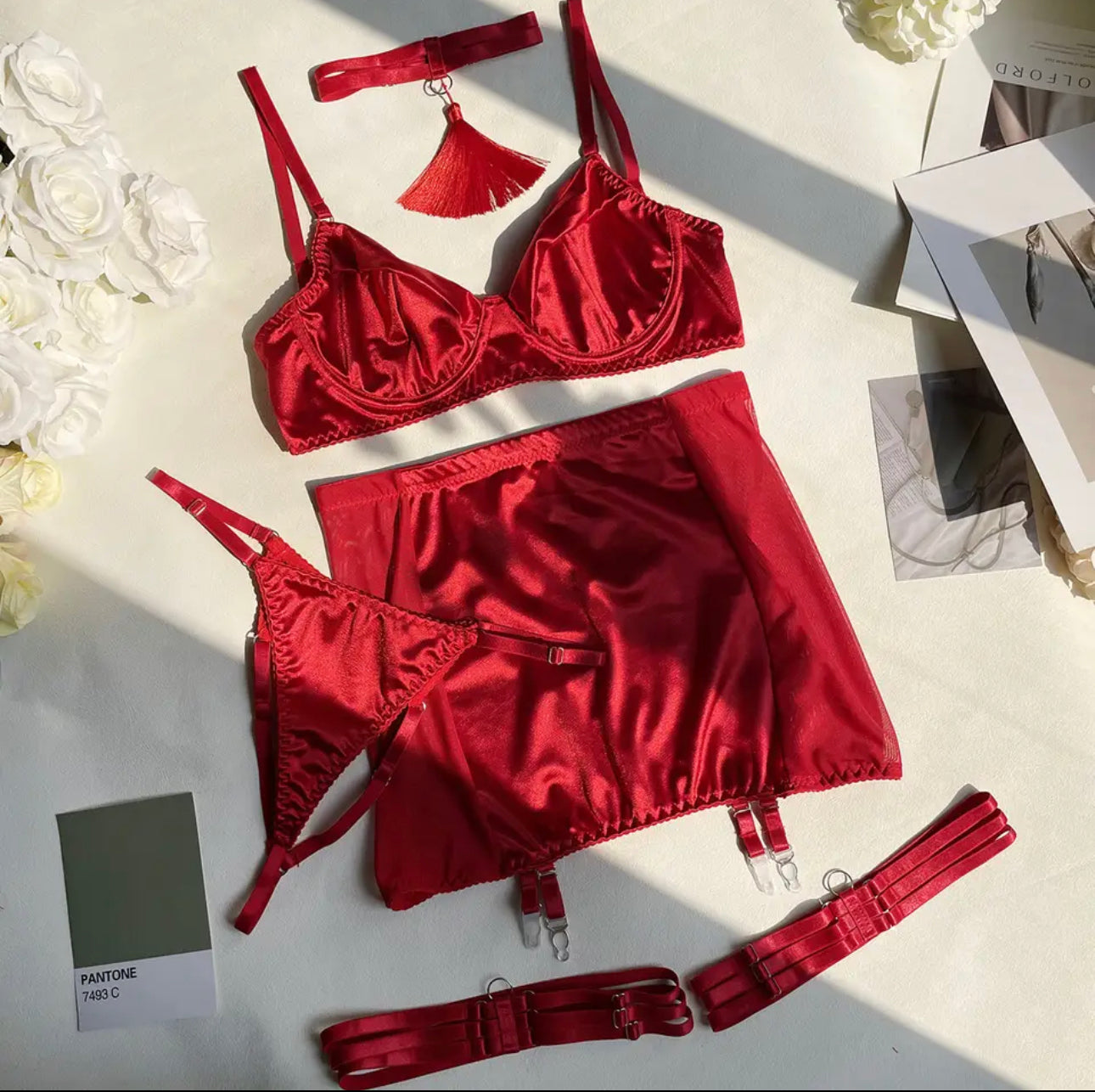 Erotic lingerie 6 piece set
