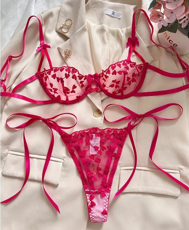 Lingerie set Hearts