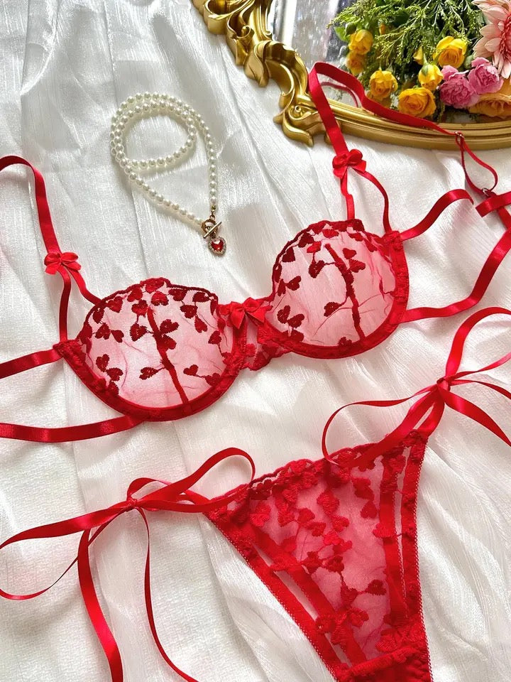 Lingerie set Hearts
