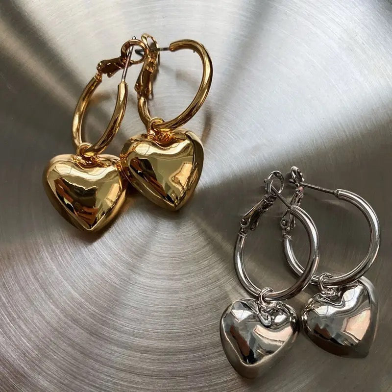 Chic Heart Earrings