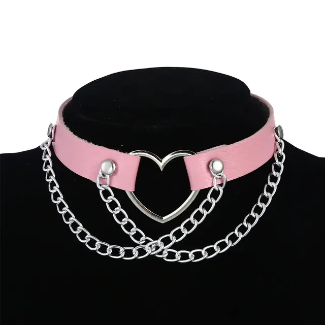 Punk Chain Choker Necklace