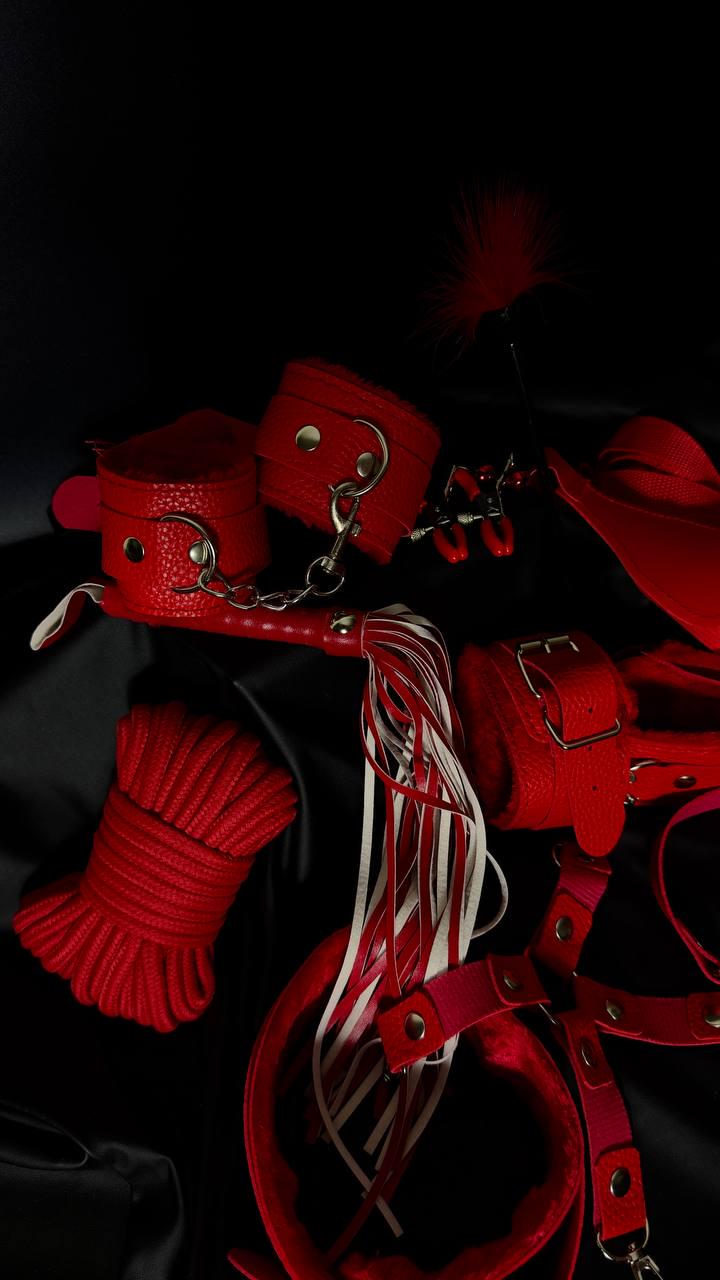 BDSM Accessory Set Faux Leather