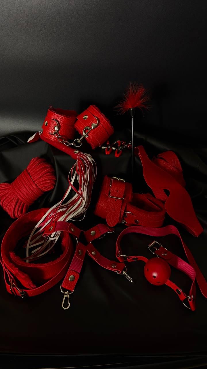 BDSM Accessory Set Faux Leather