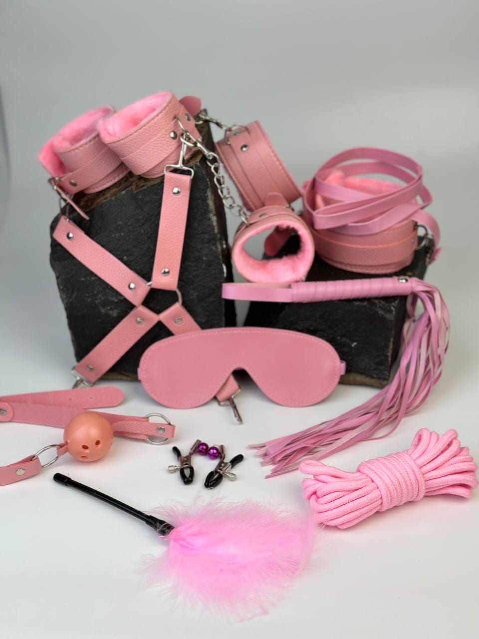 BDSM Accessory Set Faux Leather