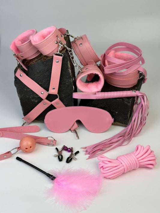BDSM Accessory Set Faux Leather