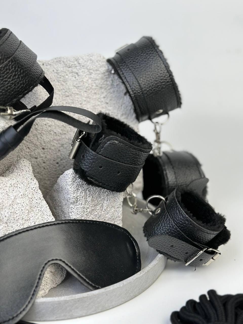 BDSM Accessory Set Faux Leather