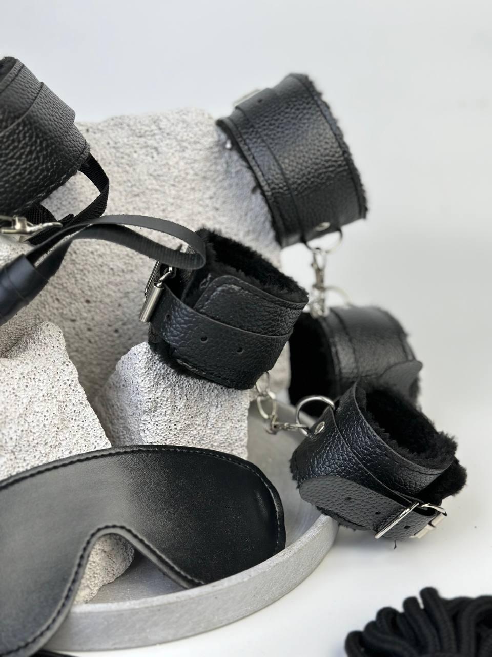 BDSM Accessory Set Faux Leather