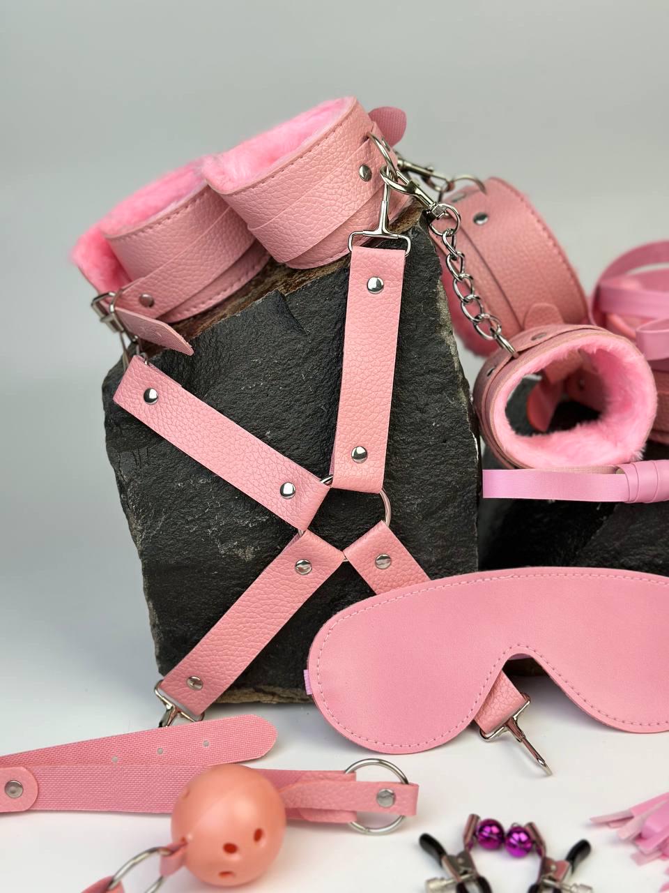 BDSM Accessory Set Faux Leather