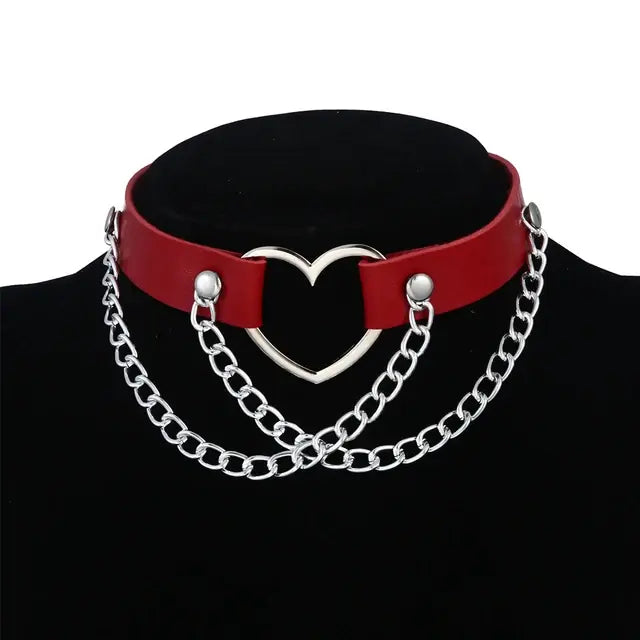 Punk Chain Choker Necklace