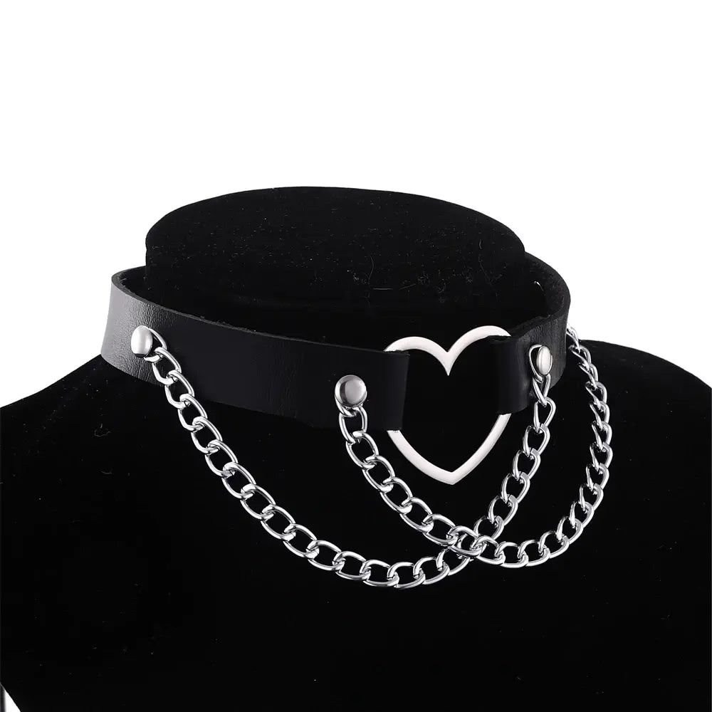 Punk Chain Choker Necklace