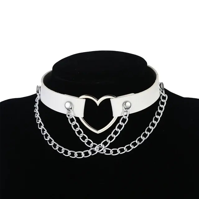 Punk Chain Choker Necklace